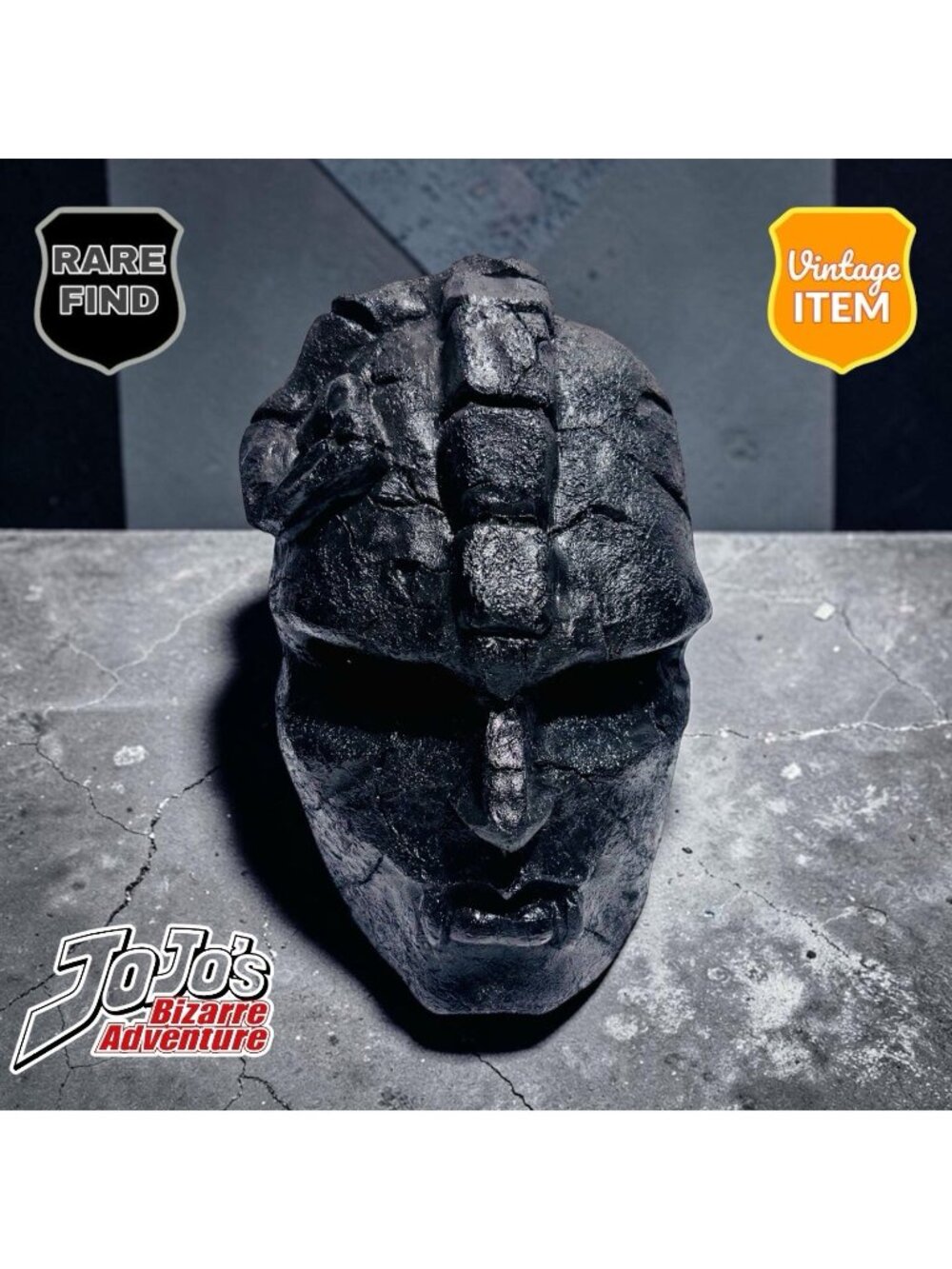 Horror Phantom Blood Stone Mask Anime JoJo Bizarre Adventure Display Mask. RARE!